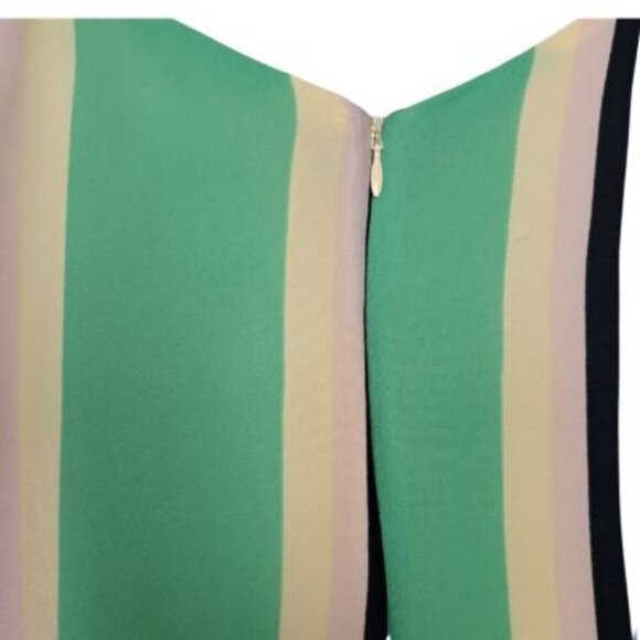 Anthropologie Maeve Abstracted Geometric Knee Length Dress - Picture 4 of 8